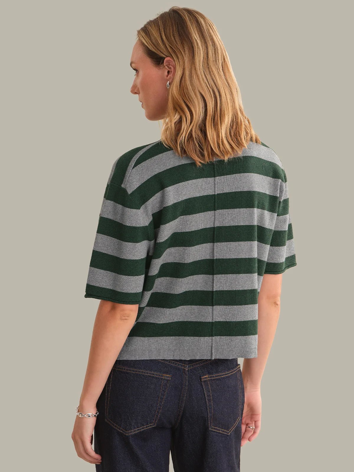 Colette Crew Neck Boxy Tee - Elle Maxine