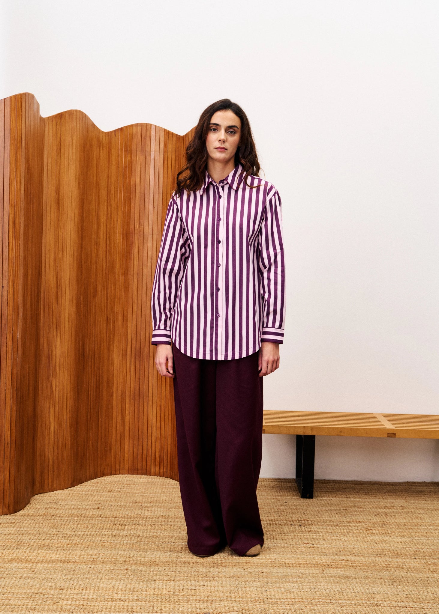 Colette Stripe Top - Rose - Elle Maxine