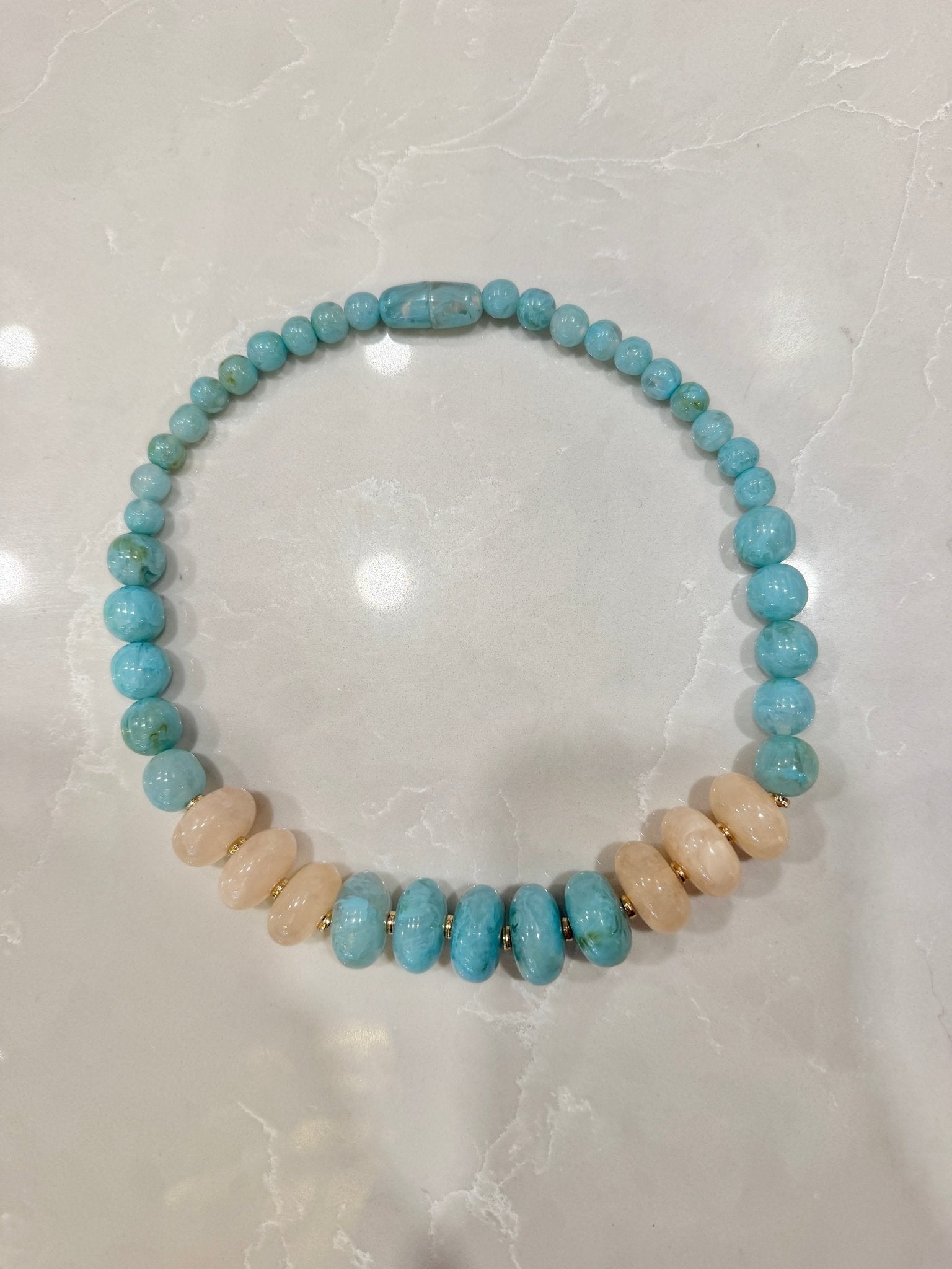 Color Block Statement Necklace - Elle Maxine