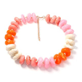 Colorful Patchwork Beaded Necklace - Elle Maxine
