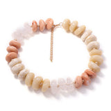 Colorful Patchwork Beaded Necklace - Elle Maxine