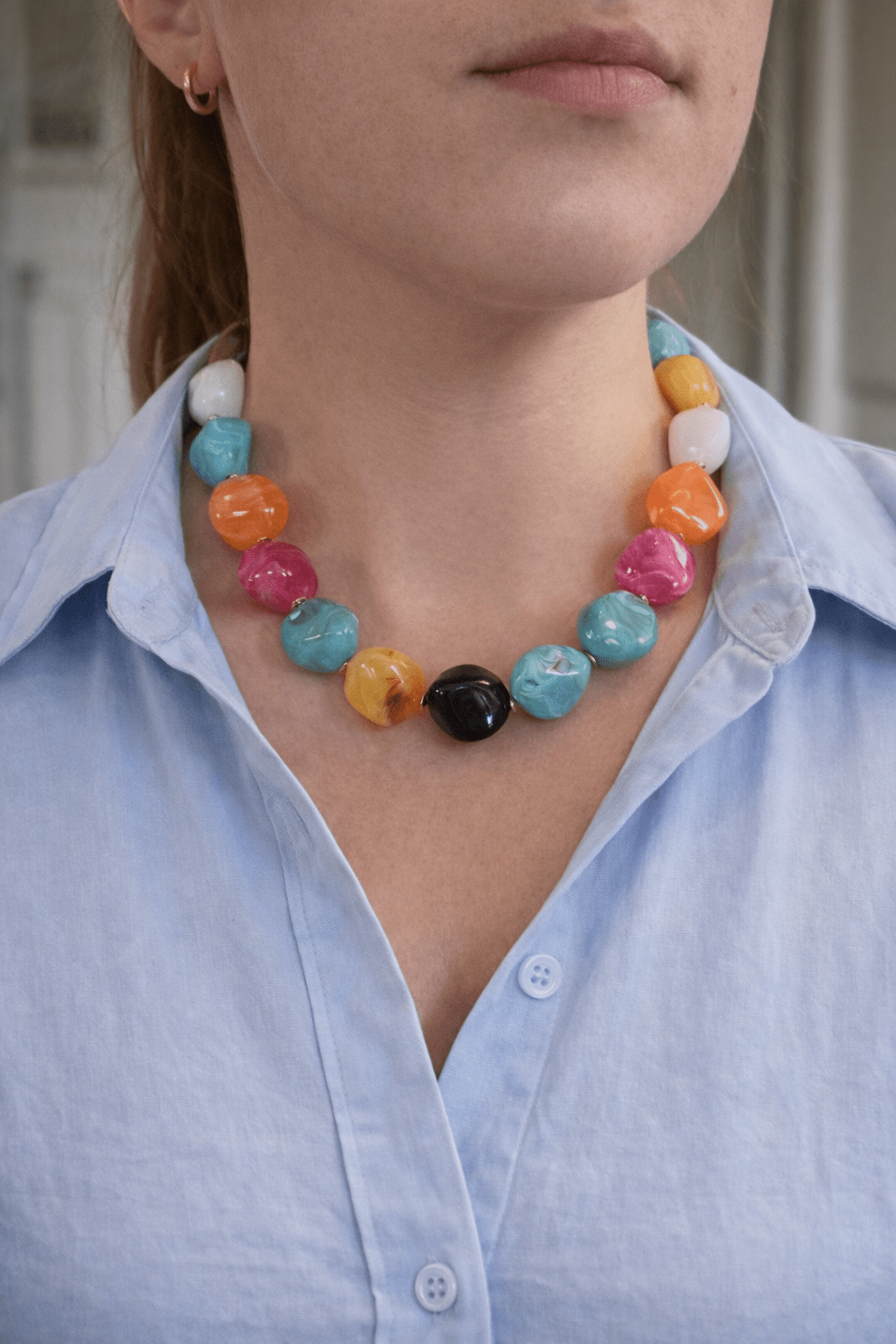Confetti Stone Necklace - Elle Maxine