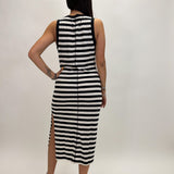 Contrast Trim Maxi - Stripe - Elle Maxine