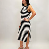 Contrast Trim Maxi - Stripe - Elle Maxine