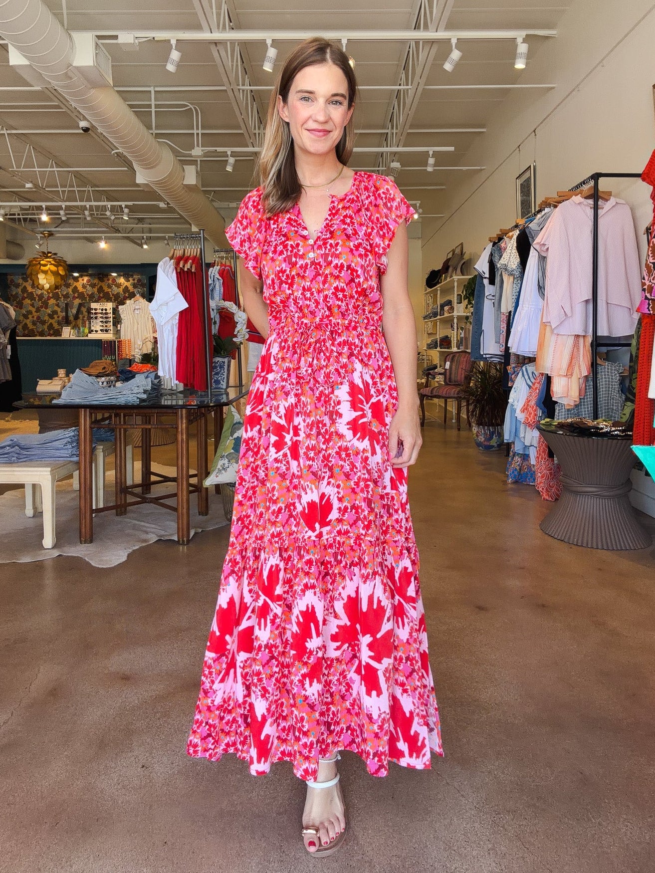 Cora Midi Dress - Elle Maxine