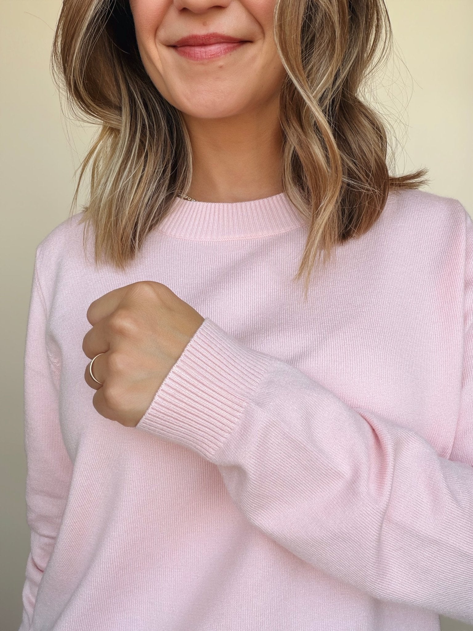 Corina Crew Neck Sweater - Elle Maxine