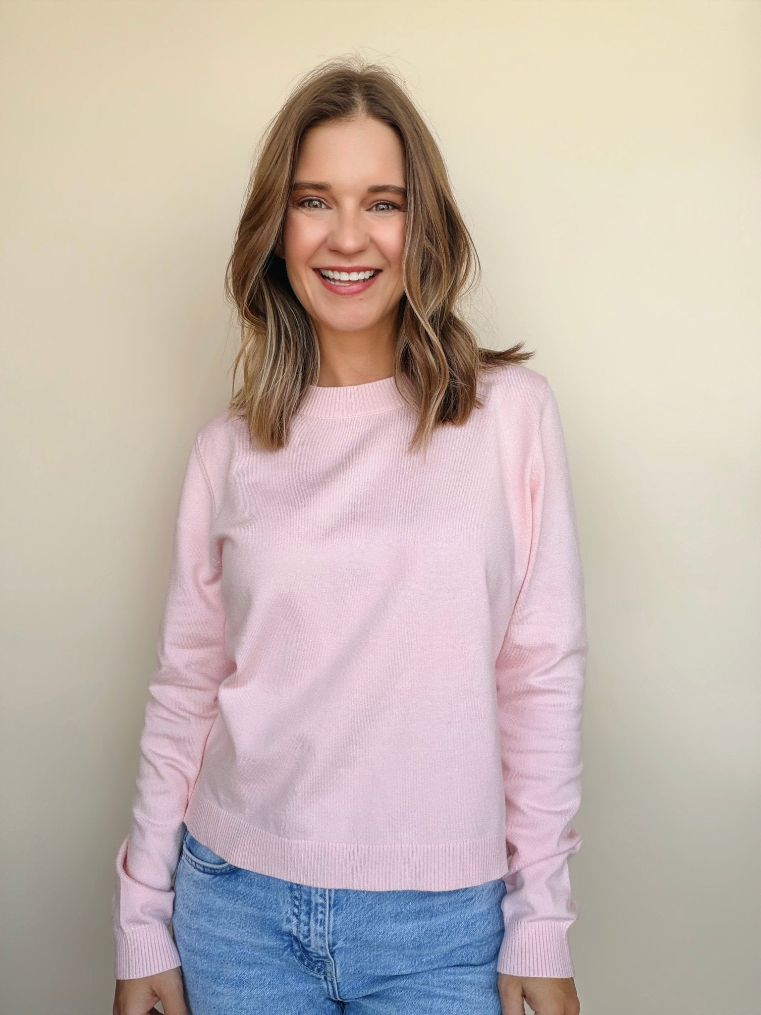 Corina Crew Neck Sweater - Elle Maxine