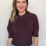 Cornelia Rib Crew Pullover - Elle Maxine