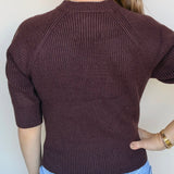 Cornelia Rib Crew Pullover - Elle Maxine