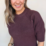 Cornelia Rib Crew Pullover - Elle Maxine