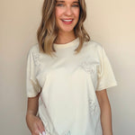 Cowboy Embroidered Tee - Elle Maxine