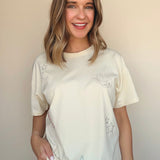 Cowboy Embroidered Tee - Elle Maxine