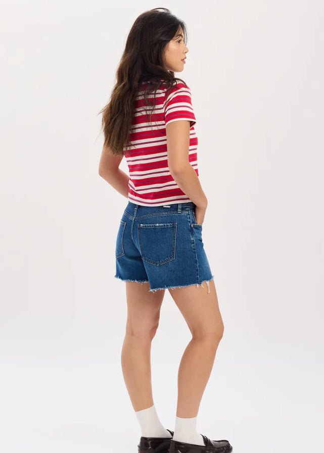 Crossroads Mid Rise Denim Short - Elle Maxine