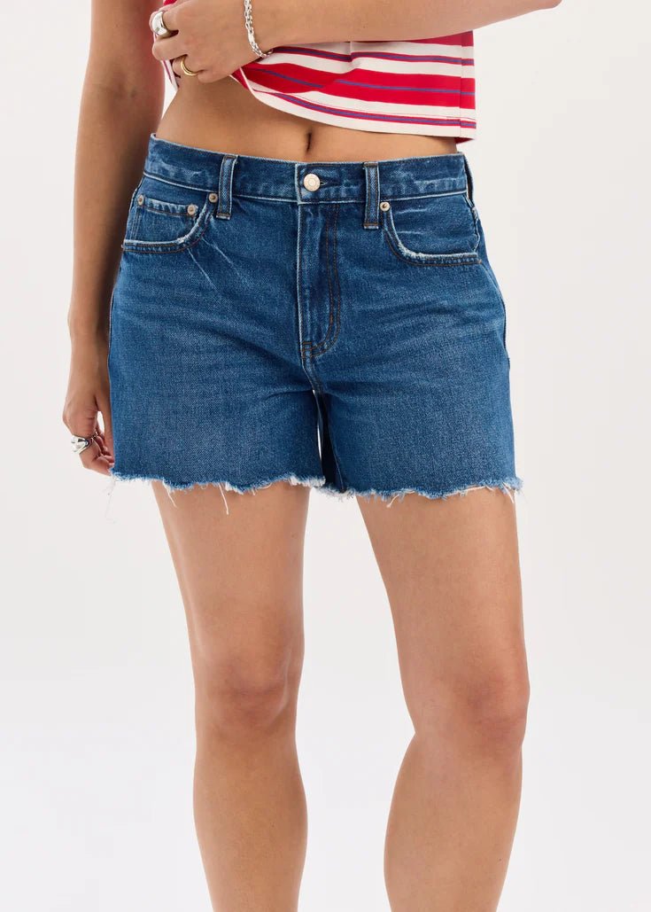 Crossroads Mid Rise Denim Short - Elle Maxine