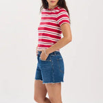 Crossroads Mid Rise Denim Short - Elle Maxine