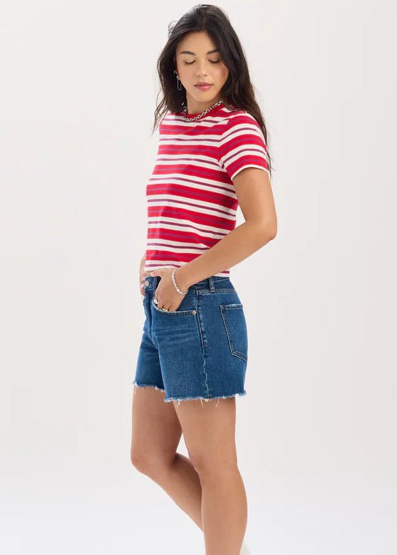Crossroads Mid Rise Denim Short - Elle Maxine