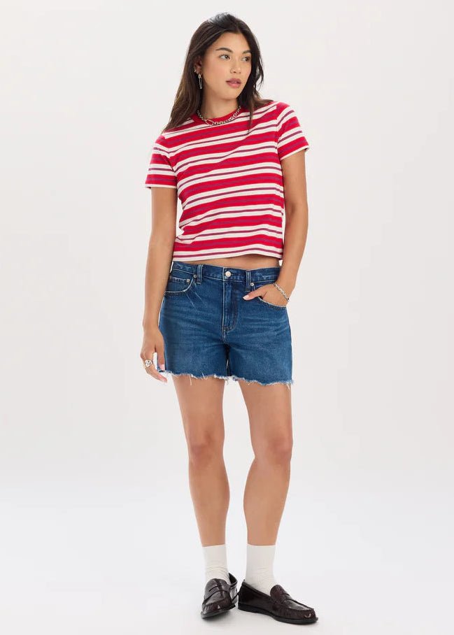Crossroads Mid Rise Denim Short - Elle Maxine