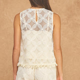 Suki Fringe Hem Sleeveless Top