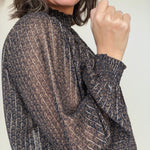 Daisy Smocked Neck Top - Elle Maxine