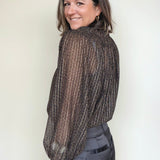 Daisy Smocked Neck Top - Elle Maxine