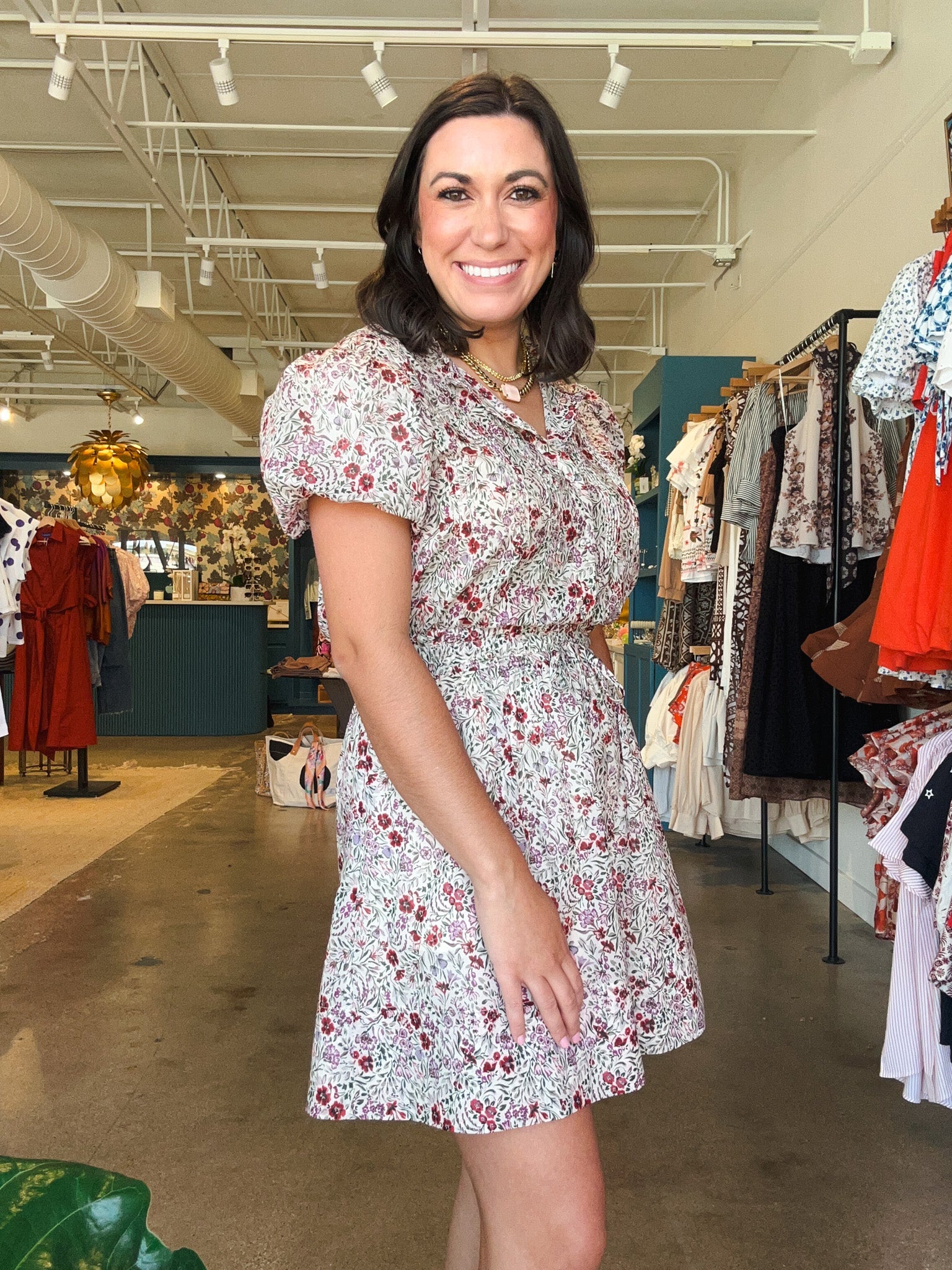 Damson Garden Poppy Dress - Elle Maxine