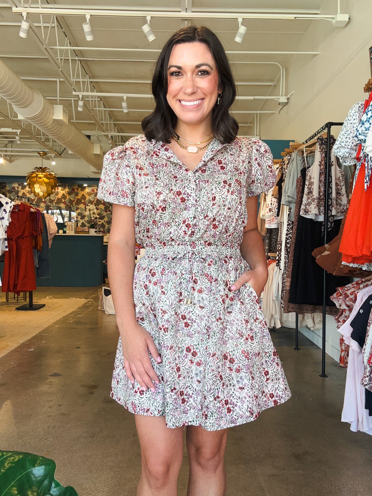 Damson Garden Poppy Dress - Elle Maxine