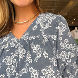 Dani Floral Puff Sleeve Dress - Elle Maxine