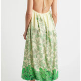 Dani Printed Halter Dress - Elle Maxine