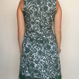 Dariel Jacquard Feather Hem Dress - Elle Maxine
