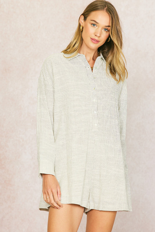 Hanna Linen Romper