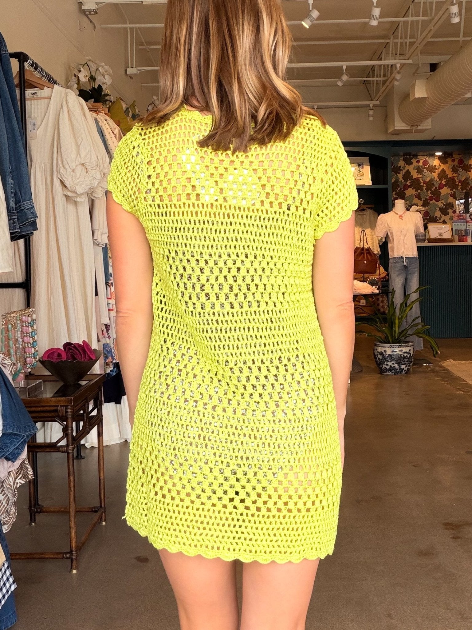 Delaney Knit Cover Up Dress - Elle Maxine