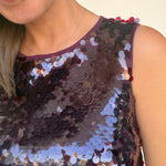 Desired Pailette Sequin Shell - Elle Maxine