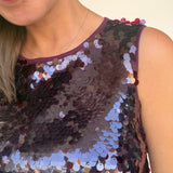 Desired Pailette Sequin Shell - Elle Maxine