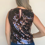 Desired Pailette Sequin Shell - Elle Maxine
