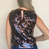 Desired Pailette Sequin Shell - Elle Maxine
