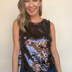 Desired Pailette Sequin Shell - Elle Maxine