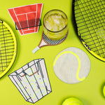Deuce Cocktail Napkins - Set of 4 - Elle Maxine