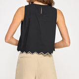 Reese Floral Sleeveless Top