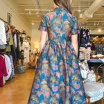 Diane Jacquard Midi Dress - Elle Maxine