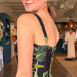 Dorothy Topstitched Gusset Maxi Dress - Elle Maxine