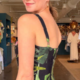 Dorothy Topstitched Gusset Maxi Dress - Elle Maxine