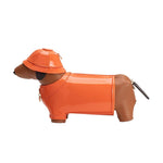 Dottie Dachshund Crossbody Bag - Orange - Elle Maxine