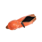 Dottie Dachshund Crossbody Bag - Orange - Elle Maxine