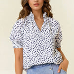 Dottie Puff Sleeve Top - Elle Maxine