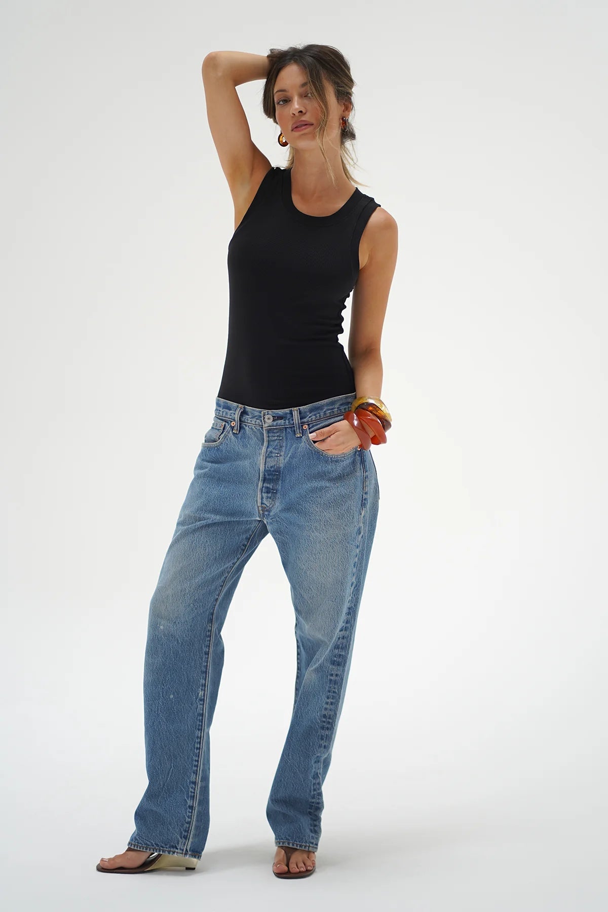 Double Layer Ribbed Tank - Elle Maxine