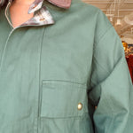 Dutton Lined Barn Jacket - Elle Maxine