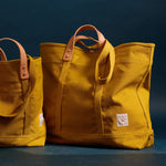 East West Tote - Large - Mustard | Immodest Cotton - Elle Maxine