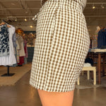 Easy Gingham Shorts - Elle Maxine