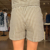 Easy Gingham Shorts - Elle Maxine