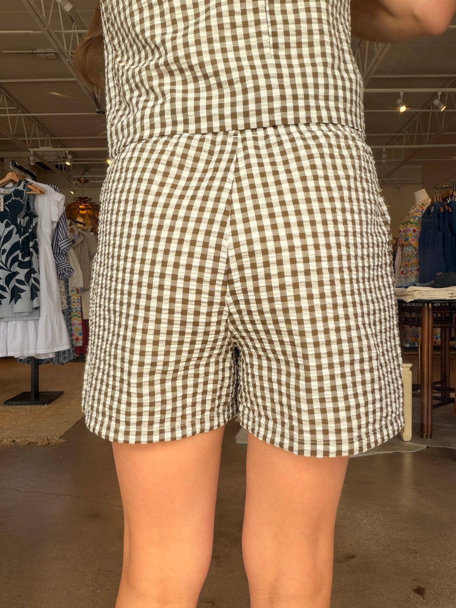 Easy Gingham Shorts - Elle Maxine